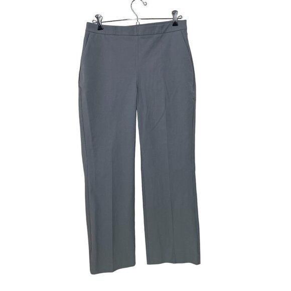 Eileen Fisher  Women's Size 4 Gray Trouser  Career Straight Leg Pants w/Pockets - Picture 1 of 8